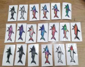 สติกเกอร์กันน้ำลายพีวีซีธีมพอลชาร์ค สำหรับตกแต่งโทรศัพท์มือถือ กระเป๋าเดินทาง ของตกแต่งบ้าน - Product Image 5