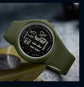 Montres-bracelets numériques originales pour hommes Sanda 2131, étanches 5BAR, montre simple et tendance pour hommes, boîte pour montre pour homme - Product Image 4
