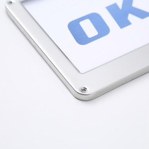 Tùy chỉnh giá rẻ trống <span class=keywords><strong>Neon</strong></span> khuyến mại trang trí Thái Lan tấm giấy phép khung với ốc vít - Product Image 4