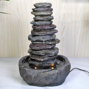 Resina Acqua da giardino in resina fontana con la <span class=keywords><strong>luce</strong></span> del LED - Product Image 6
