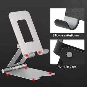 Penyangga Ponsel Lipat Anti-Selip Desain Baru dari Aluminium Alloy, Dudukan Meja untuk Semua Ponsel - Product Image 2