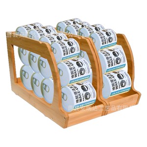 Wooden Storage Rack 16.3x5.7x18.1 Inch Single Layer <b>Desktop</b> Kitchen Beverage Organizer <b>Shelf</b> - Product Image 2