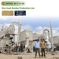 Usine de carbonisation de biomasse à base de balle de riz sans fumée pour la production de biochar et la séquestration de carbone agricole