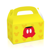 Boîte en papier personnalisée sur le thème de Mickey et Minnie pour gâteaux et friandises de fête, fournitures pour fêtes