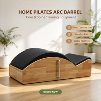 Correcteur de colonne vertébrale réglable et durable MJD M501A en bois de chêne, coffret en bois pour le yoga, l'entraînement personnel et le fitness - Santé universelle