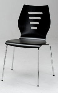 Ensemble de salle à manger moderne en contreplaqué à 6 chaises Meuble de cuisine empilable au design en bois pour usage domestique CHAO CHING AB-027 - Product Image 6