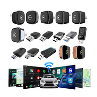 Adaptateur CarPlay sans fil OEM Easy Setup pour voiture, connectivité portable, boîte Ai, dongle USB CarPlay, double canal 4 en 1, Aibox