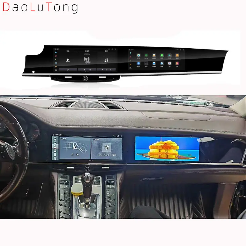 Reproductor de vídeo Multimedia para coche con pantalla 12,3 para Porsche Panamera 2010-2016 Android 13 Autoradio Gps Radio Estéreo Carplay 1920*720