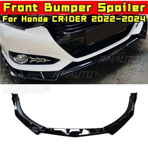 <b>Car</b> Front Bumper Lip <b>Diffuser</b> Spoiler Glossy Black Body Kit for Honda CRIDER 2022- 2024 Protector Bumper Guard <b>Car</b> Accessories - Product Image 3