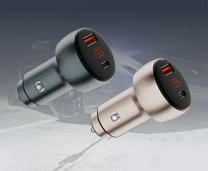 Cargador de coche eléctrico con adaptador de carga rápida tipo C para dispositivos móviles digitales, cargador USB para teléfono celular. - Product Image 4