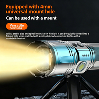 Lampe torche télescopique portable à zoom, phares longue portée super lumineux pour le camping, les situations d'urgence et le travail tactique