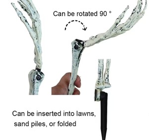 Esqueletos de Madera Artificiales para Decoración de Paredes en Halloween, San Valentín y Año Nuevo Chino - Product Image 4
