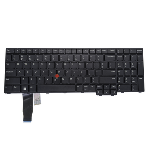 Teclado de ordenador portátil en inglés de EE. UU. Para LENOVO <span class=keywords><strong>ThinkPad</strong></span> L15 Gen 4 con Trackpoint SN3103B teclados de con marco negro sin retroiluminación - Product Image 1