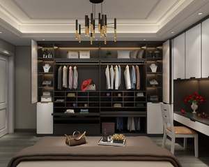 High-End Bedroom Furniture Combination Dresser Set | Contemporary Modern Minimalist Master Bedroom Suite - Product Image 4