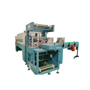 Full Automatic Plastic Film Heat Shrink Wrapping Packing Machine For PET Glass Water Bottle