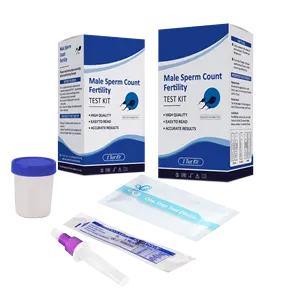 Kit de test de fertilité masculine Test de spermatozoïdes à domicile Test de motilité du nombre de spermatozoïdes pour hommes