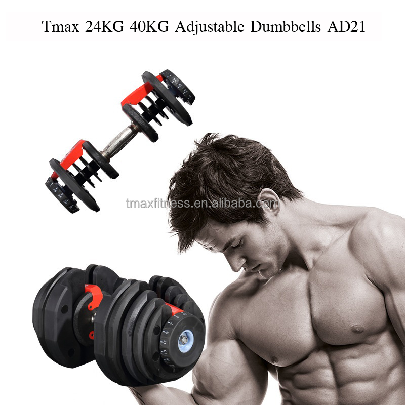 24KG 40KG Adjustable Dumbbells Workouts Exercises