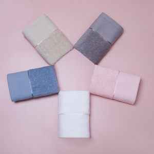 Good Quality Colorful <strong>Wash</strong> Cloth Towels Absorbent <strong>Hand</strong> Bath Towel <strong>Set</strong> 100% Pure Cotton Face Towel - Product Image 4