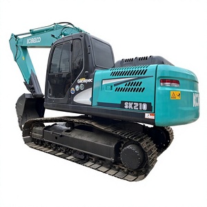 รถขุดตีนตะขาบ Kobelco SK210 ขนาด 20 ตัน มือสอง พร้อมบุ้งขุดและชิ้นส่วนเครื่องยนต์หลัก - Product Image 1