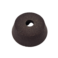 Meule à coupelle évasée à liant résineux haute efficacité, grain personnalisable, abrasif en oxyde d'aluminium et carbure de silicium pour la pierre