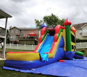 Taglie per adulti castello di salto gonfiabile palloncino buttafuori per grandi bambini casa di rimbalzo gonfiabile bluey parco giochi buttafuori con scivolo - Product Image 3