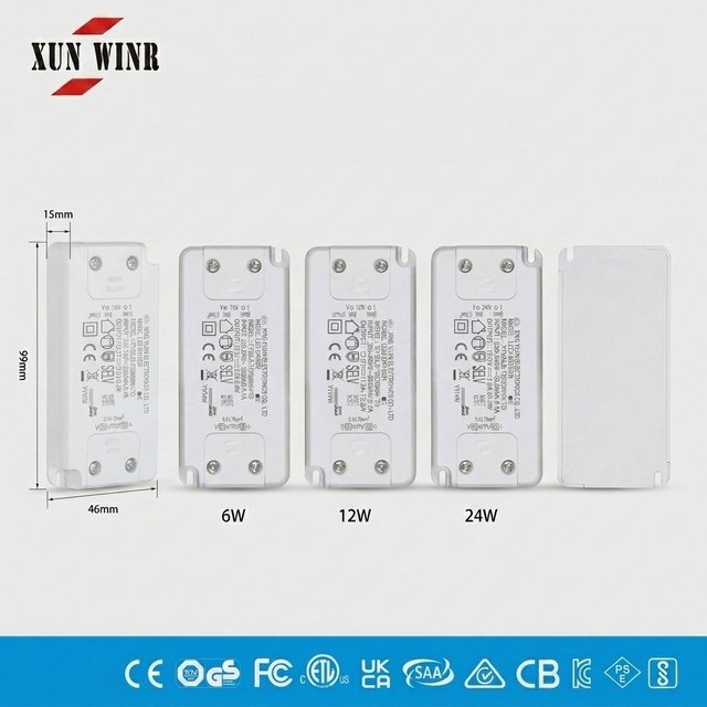 Indoor IP20 ETL Certified 24W Constant Current Switching LED Driver 24V DC Power Supply