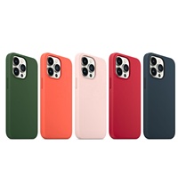 Pour iPhone 11 12 13 14 Pro Max coque liquide Silicone Gel caoutchouc couverture de téléphone tissu en microfibre douce doublure coussin housse arrière