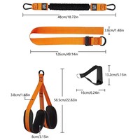 Bande de résistance en nylon robuste à la maison Pull-Up Power Trainer Corde élastique auxiliaire pour l'entraînement en salle de sport
