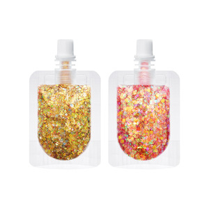 Gel Pailleté Sirène Marque Privée, Gel Poudre Scintillant Visage et Corps, Gel Pailleté Caméléon, Gel Fard à Paupières Scintillant, Gelée Scintillante Festive pour Carnaval - Product Image 1