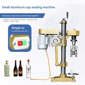Machine de scellage semi-automatique pour bouchons en aluminium, équipement de scellage de bouchons à vis pour petits flacons de liqueur en verre, machine de verrouillage de bouteilles Moutai - Product Image 5
