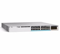 Nouveau commutateur réseau d'entreprise C9300L-24P-4X-E PoE Gigabit 24 ports 4X10G Full-Duplex de troisième couche avec garantie d'un an