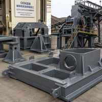 Rangka Dasar Penghancur Tambang OEM Kustom |   Fabrikasi Las Baja Tahan Karat Tugas Berat Anti-Korosi untuk Penghancuran Tambang dan Quarry