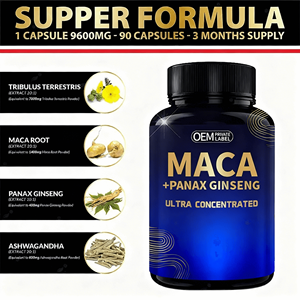 แคปซูลรากมาคาและโสมปันซ์คุณภาพสูงจากโรงงานผู้ผลิต (OEM) - 10000 มก. อาหารเสริมความงามมาคา 3 สีจากธรรมชาติ 60 แคปซูล - Product Image 3