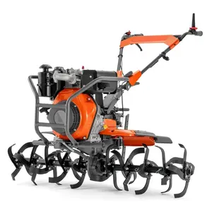 Máquina de tractor de gasolina para jardín, agricultura agrícola, cultivadores de cultivadores rotativos de mini potencia