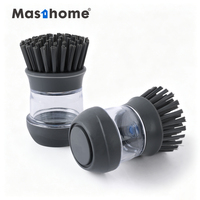 Brosse à vaisselle multifonctionnelle avec distributeur de savon liquide intégré