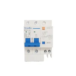 SunRo Elcb Mcb Mini Trái Đất Rò Rỉ Circuit Breaker Dư/RCCB/RCBO 1P 2P 3P 4P