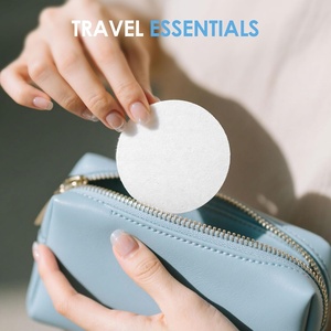 <span class=keywords><strong>Éponge</strong></span>s faciales compressées en cellulose naturelle blanche Woxin pour femmes, tampons lavants pour le visage, démaquillant, exfoliant, soin de la peau en spa - Product Image 6