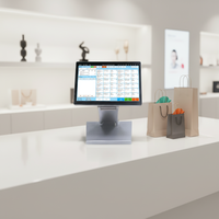 Système de caisse enregistreuse POS avec écran tactile étanche de 10,1 pouces, système d'affichage de point de vente, Android/Windows OS, garantie 1 an pour les restaurants
