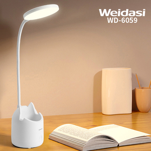 USB Home Light com Suporte de Caneta e Suporte de Telefone Móvel Desk Lâmpada de Leitura Multifuncional <span class=keywords><strong>Table</strong></span> Top Led Light Flexível - Product Image 2