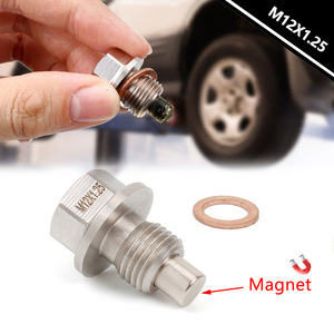 Bouchon de vidange magnétique M14X1.25 en acier inoxydable pour carter d'huile – Pièce auto pour l'entretien automobile - Product Image 4