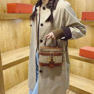 Petit sac carré rétro de style français avec fermeture éclair et motifs géométriques - Sac à main élégant pour femmes.651 - Product Image 3