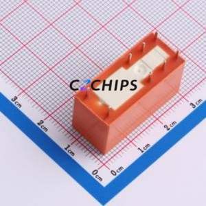 RT424A12 Magnetic Latching Relay Through hole Component THT Relay 12V 2 Changeover: 2C DPDT-Changeover::: 400V-AC Single Coil - Product Image 2