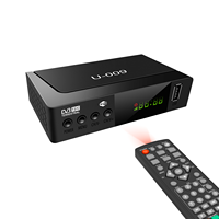 Récepteur TDT de meilleur accordeur numérique intelligent personnalisé OEM boîtier décodeur de récepteur de U-009 Wifi HD DVB T2 H265 1080P