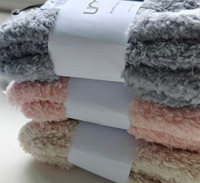 Calcetines de Mujer, Tejido de Punto Acanalado, Súper Suaves y Lujosos, Estilo Holgado, Modelo Darcy Cozy Leda, Chenilla