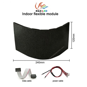 360 độ Roof vòng cột trong nhà Thông tư cong vòng tròn xi lanh Bảng điều chỉnh biển quảng cáo rollable mềm linh hoạt màn hình LED hiển thị - Product Image 5