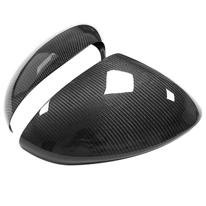 Copri specchietto retrovisore laterale in fibra di carbonio compatibile per Maserati <span class=keywords><strong>Grecale</strong></span> per Alfa Romeo <span class=keywords><strong>Stelvio</strong></span> 2019- 2 pezzi L + R - Product Image 1