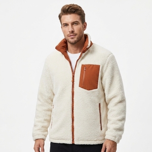 Veste matelassée réversible en polaire pour <span class=keywords><strong>homme</strong></span>, col montant, color block, épaisse et matelassée, <span class=keywords><strong>manteau</strong></span> en coton pour couple, collection automne-<span class=keywords><strong>hiver</strong></span> - Product Image 1