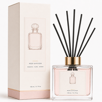 Coffrets diffuseurs de parfum liquide en verre personnalisés OEM ODM – Coffret cadeau de luxe pour salle de bain, hôtel, appartement