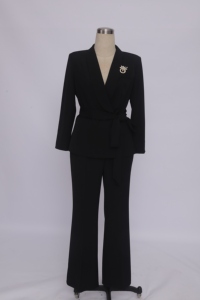 Costumes de travail pour femmes grandes tailles de haute qualité, deux pièces, costumes de bureau pour femmes - Product Image 4