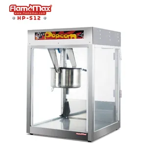 Elektrische 8 Ounce Hot Verkoop Commerciële Popcorn Maker Paaps Machine Met Warming Showcase